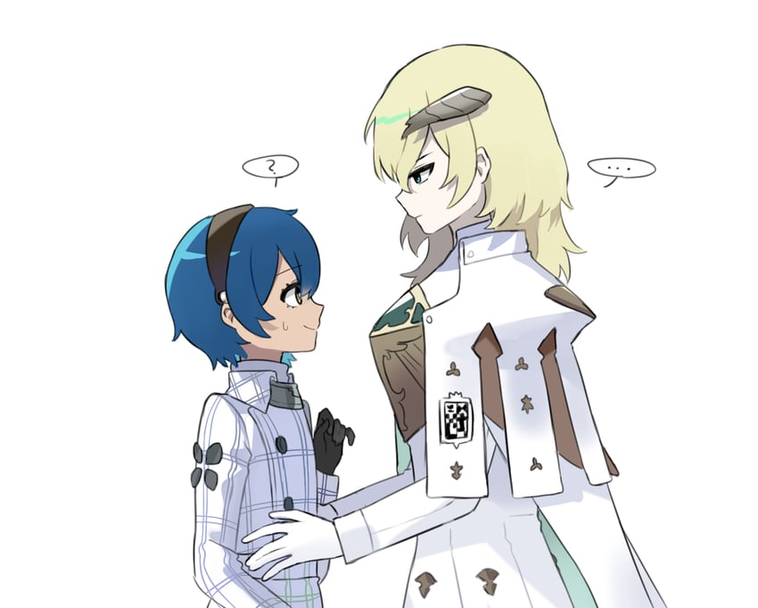protagonist and louis (metaphor: refantazio) drawn by pkin_cheezpie