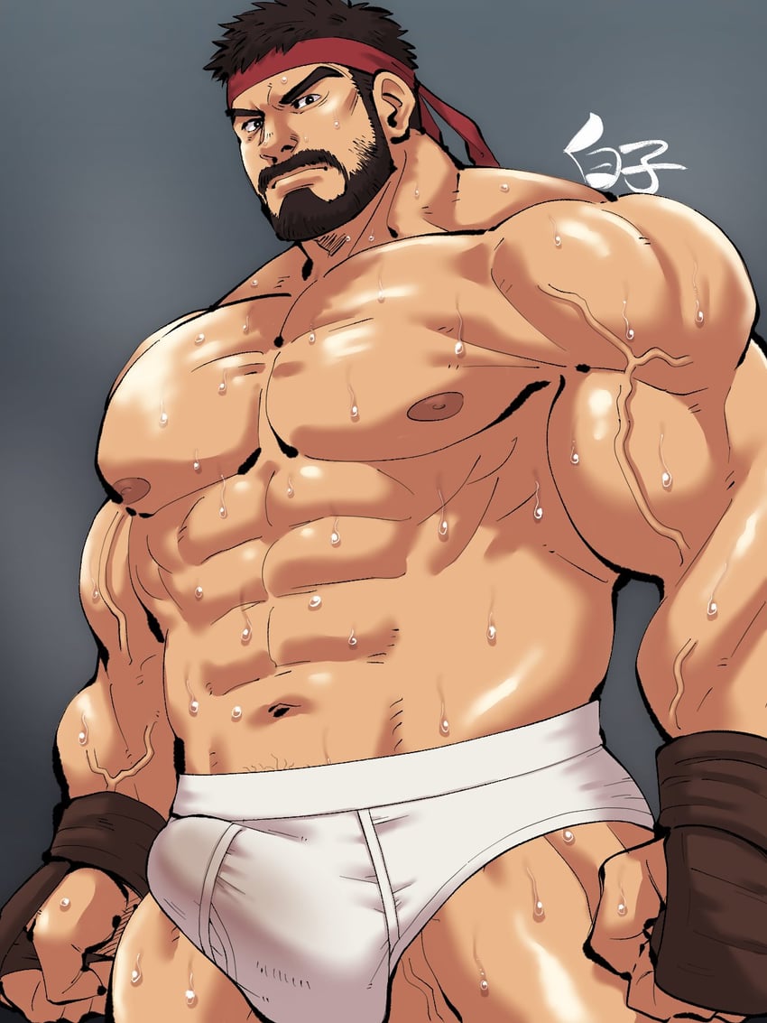 ryu (street fighter and 1 more) drawn by shirako_(kirupi)