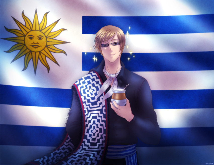 uruguay (axis powers hetalia) drawn by kuraudia