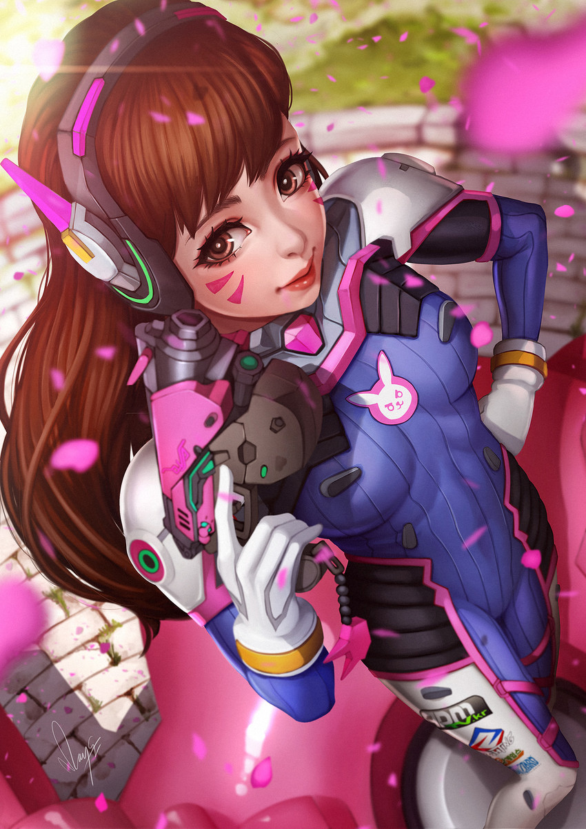 d.va (overwatch and 1 more) drawn by magion02