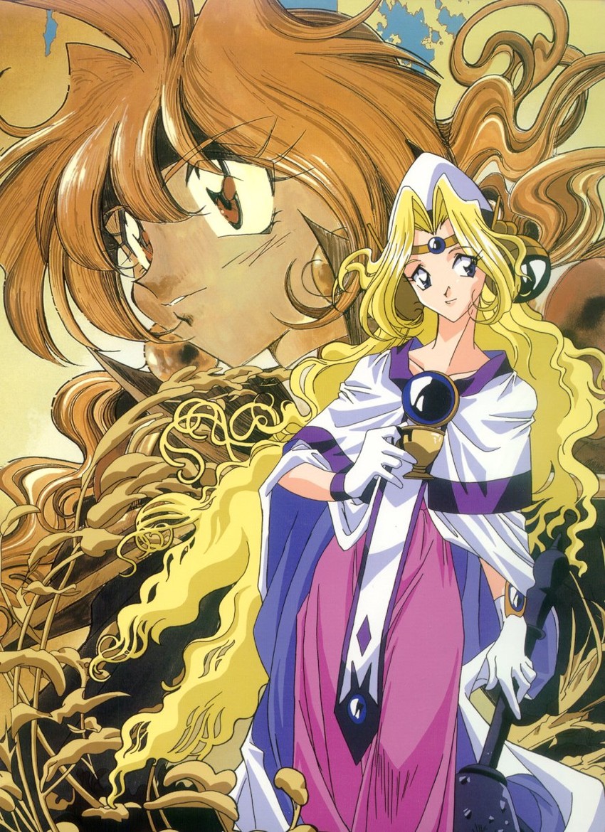 lina inverse and filia ul copt (slayers and 1 more) drawn by araizumi_rui