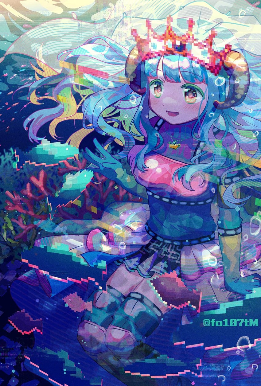 futaba sana and uwasa no sana (mahou shoujo madoka magica and 1 more) drawn by totte