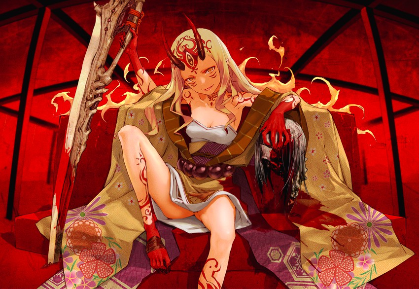 ibaraki douji (fate and 1 more) drawn by redjuice