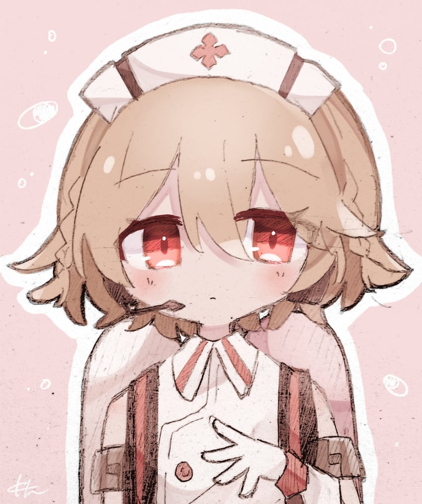 nurse robot type t (utau) drawn by kotone0121