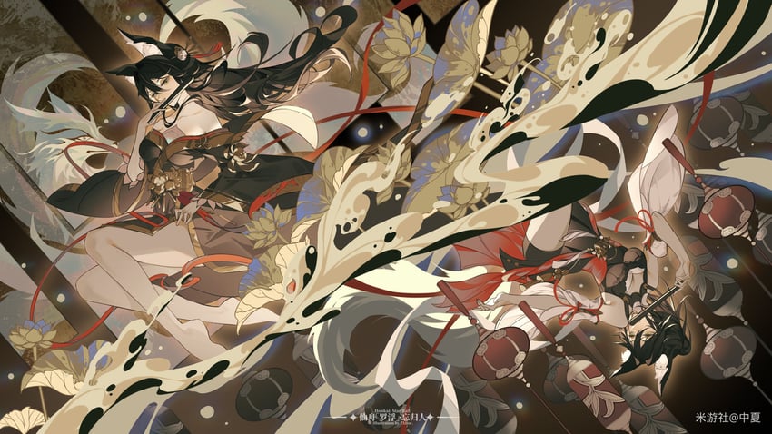tingyun and fugue (honkai and 1 more) drawn by zxllor