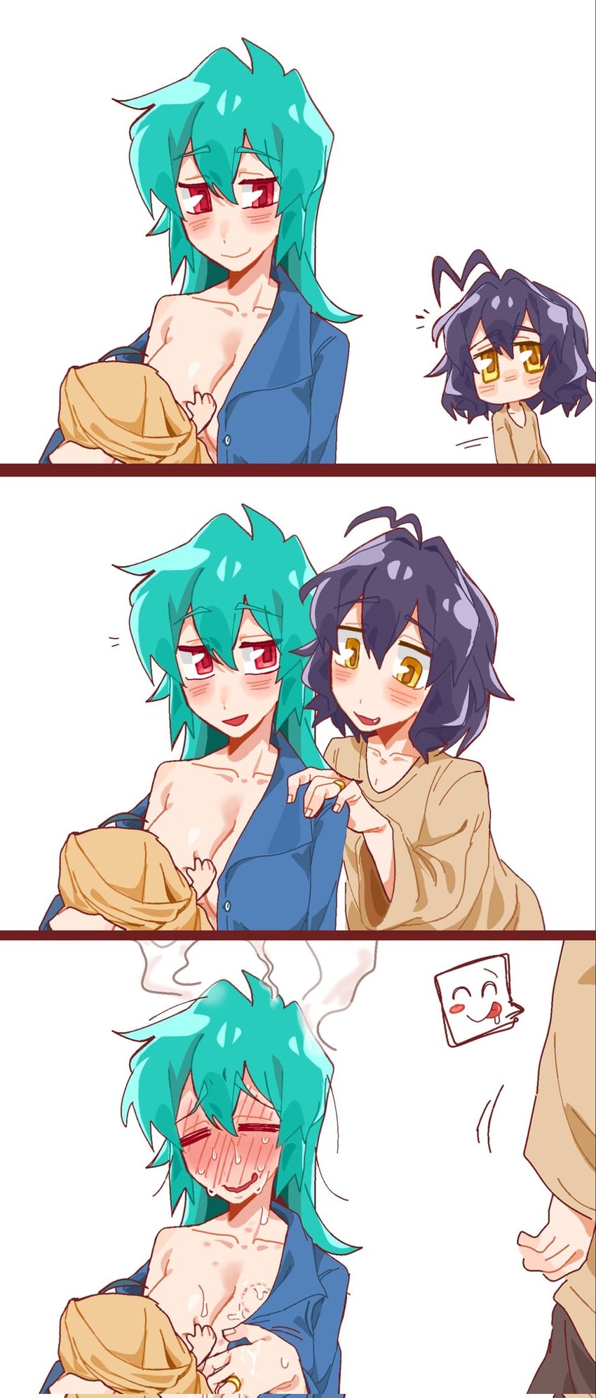 hiiragi utena and minakami sayo (mahou shoujo ni akogarete) drawn by xieluo80167