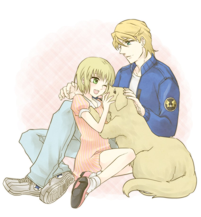 huang pao-lin, keith goodman, and john (tiger & bunny) drawn by terai_arina