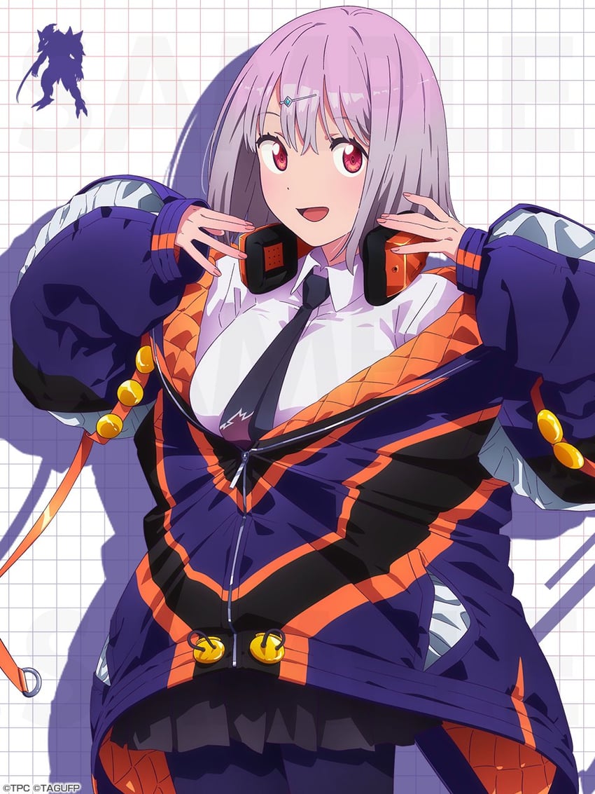 shinjou akane and anti (gridman universe and 1 more)