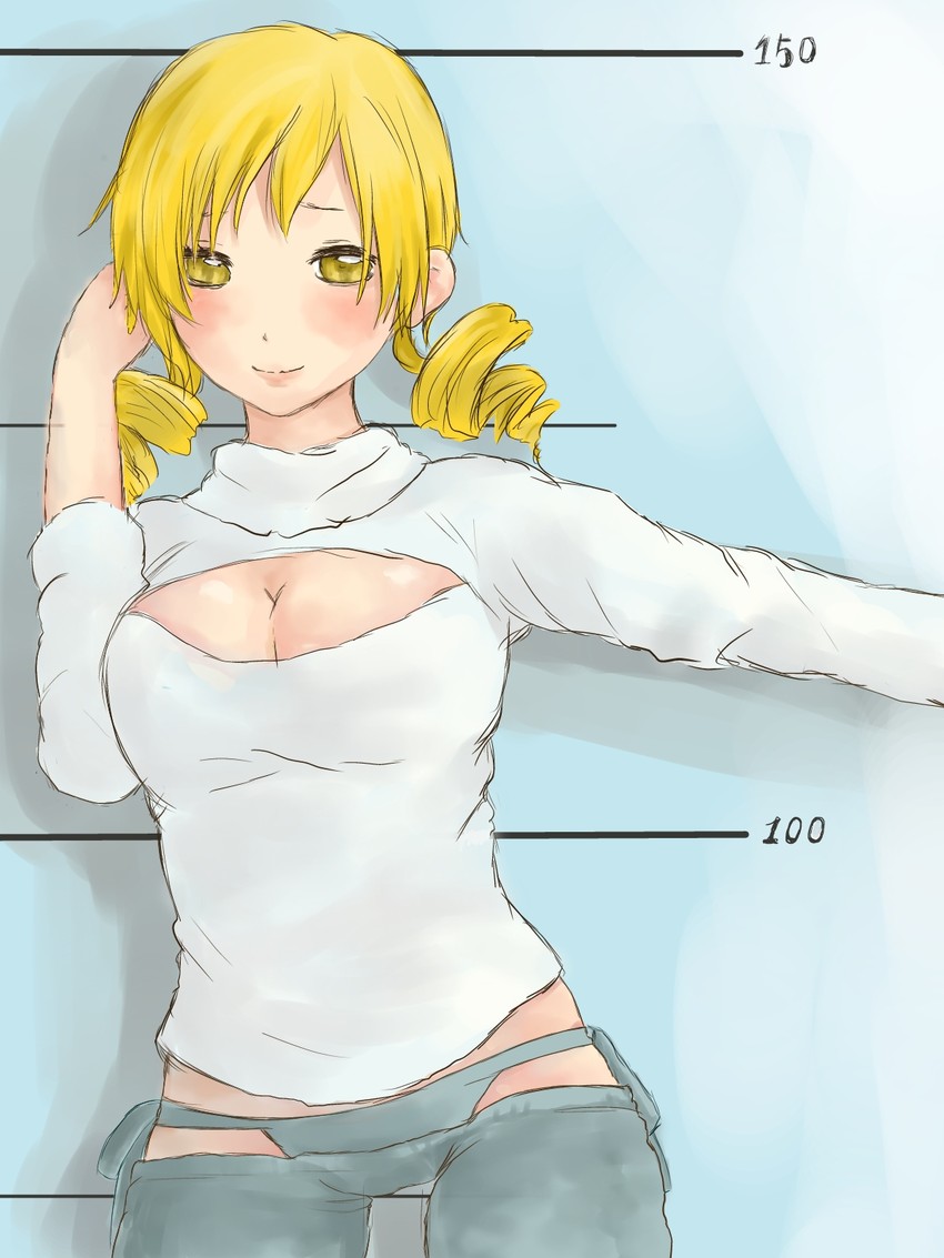tomoe mami (mahou shoujo madoka magica) drawn by fumo_(hetarialovedesu)