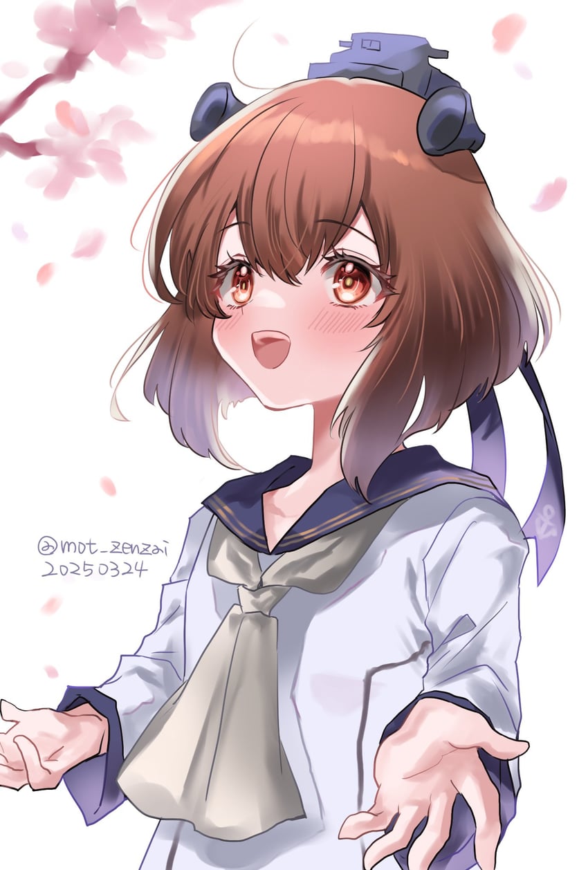 yukikaze and yukikaze kai ni (kantai collection) drawn by mot_zenzai