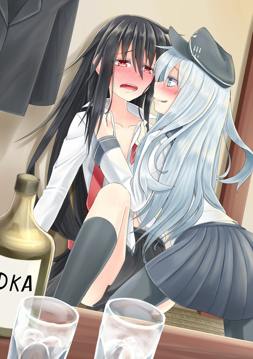 hibiki and hatsushimo (kantai collection) drawn by zaki_(loud_factory)