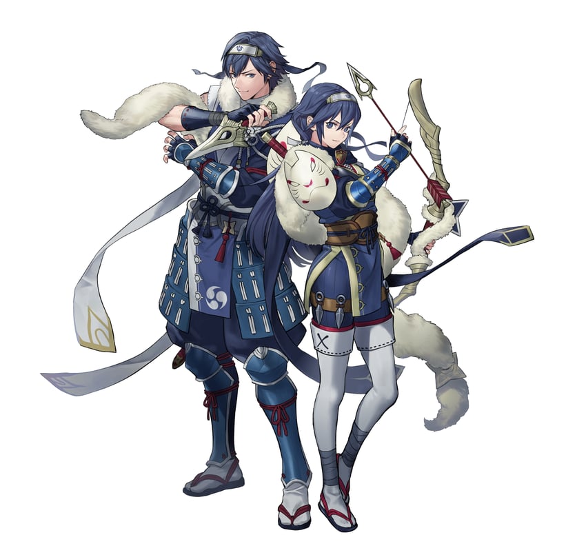 lucina and chrom (fire emblem and 2 more) drawn by p-nekor