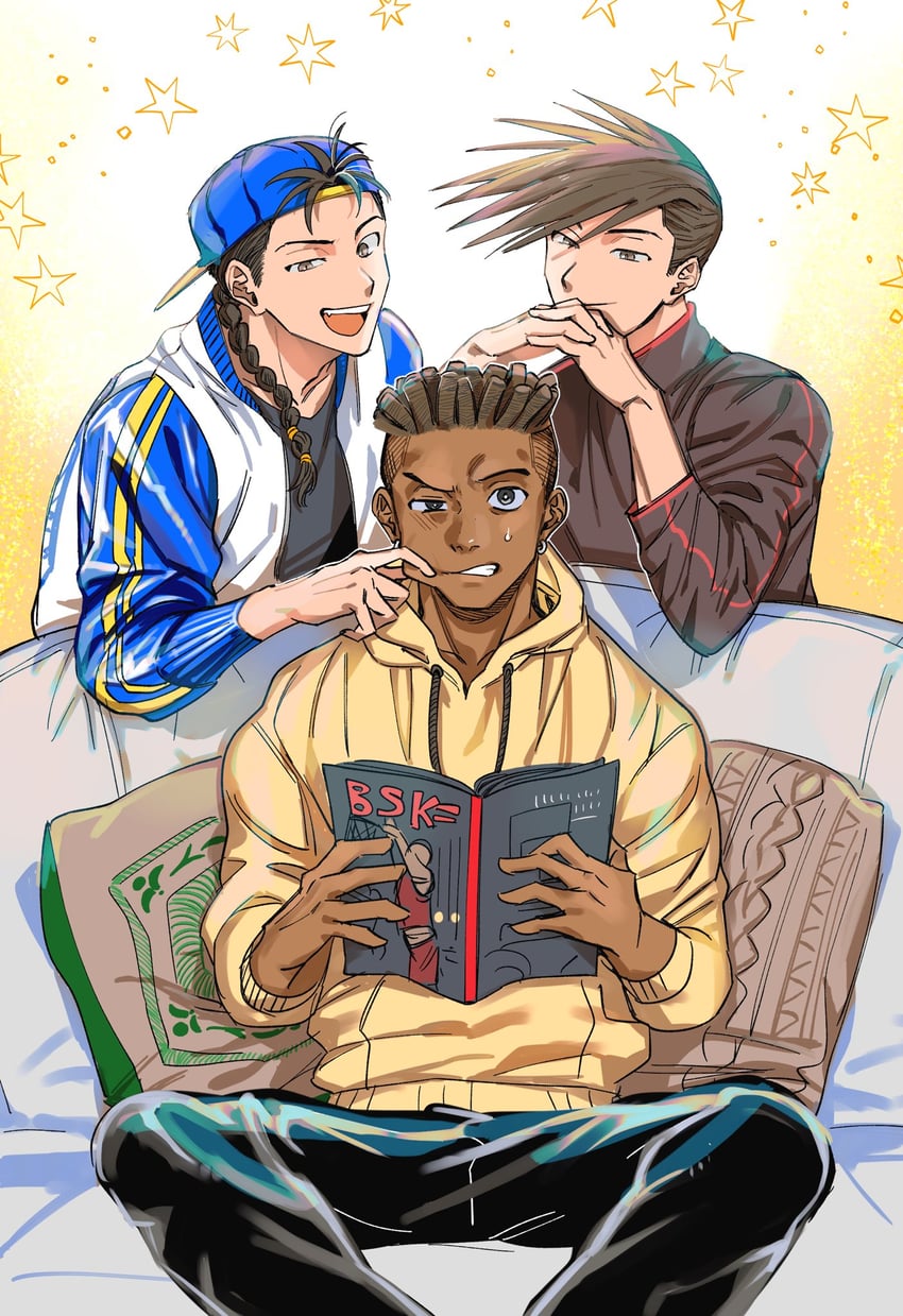 yun lee, yang lee, and sean matsuda (street fighter and 1 more) drawn by mrg2by