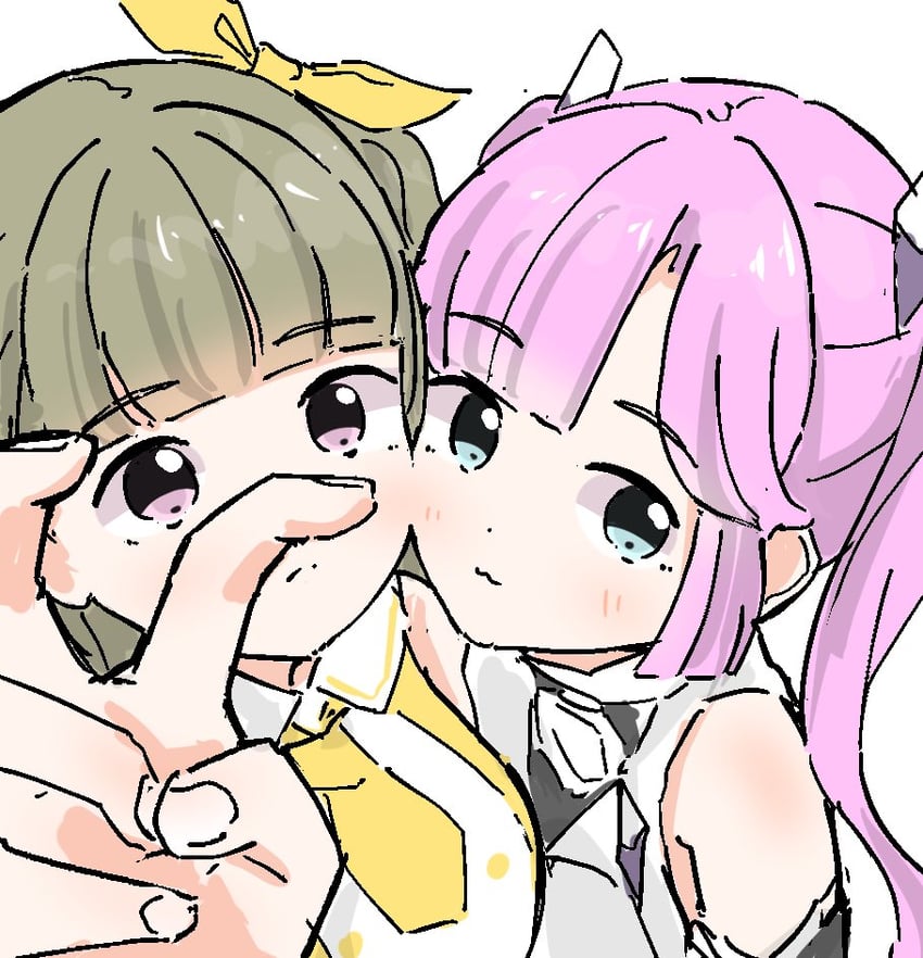 anyoji hime and kachimachi kosuzu (love live! and 1 more) drawn by tazaki_masanobu