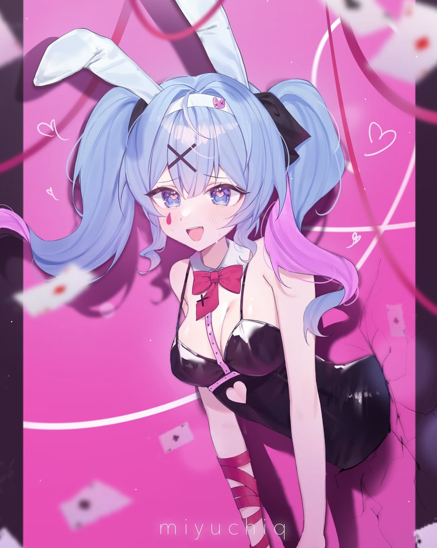 hatsune miku (vocaloid and 1 more) drawn by miyuchiq