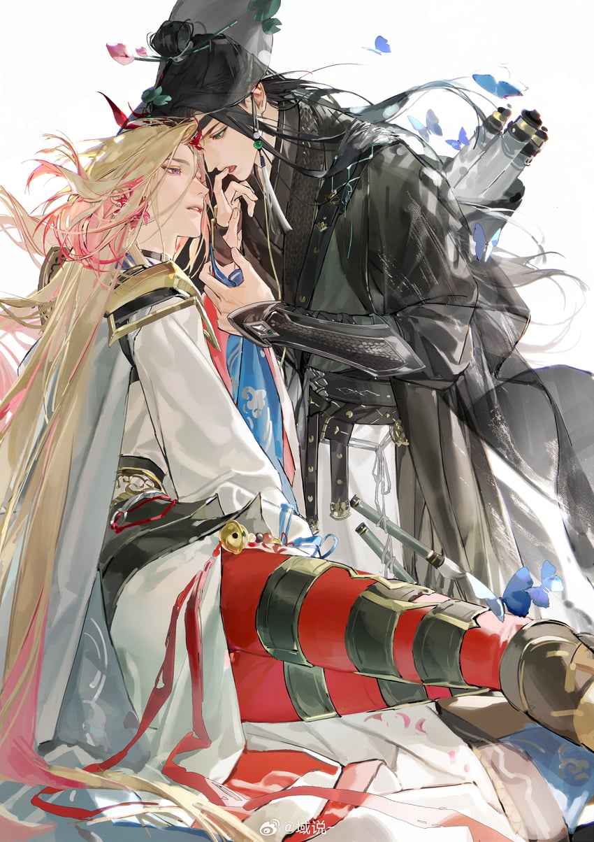 zhang he and zhang fei (code: kite) drawn by yu_shuo_de_nian_ji_zhu