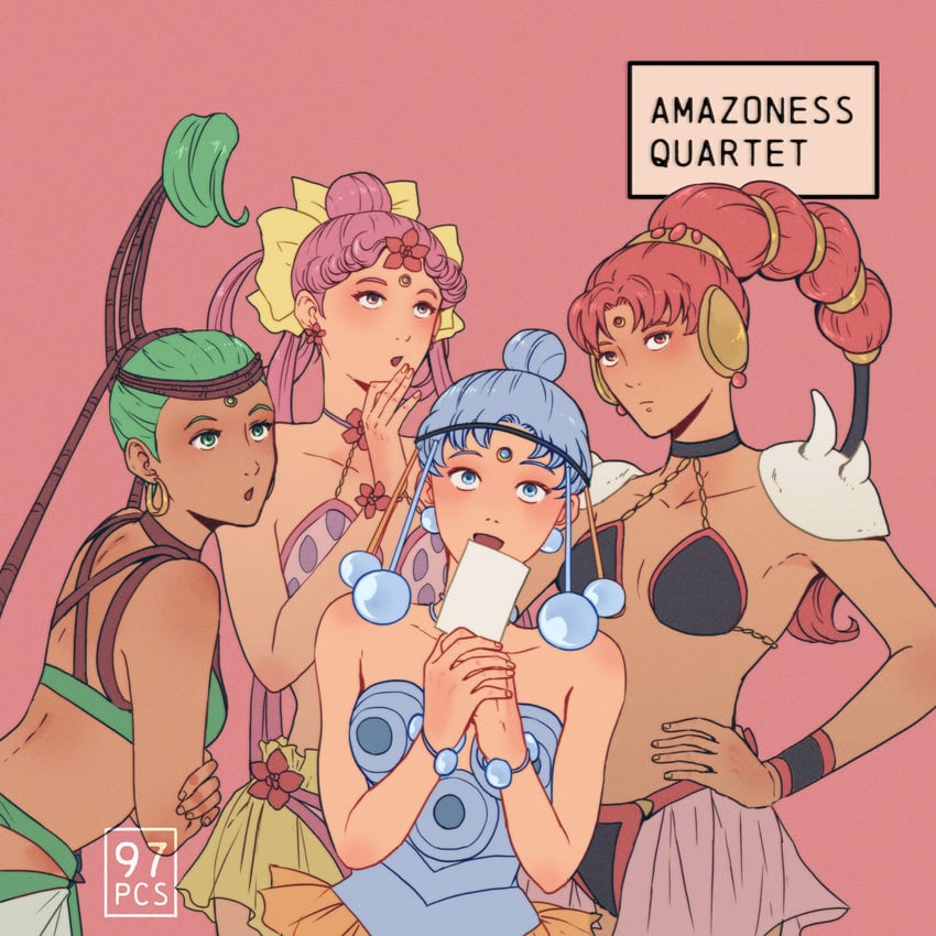 cerecere, pallapalla, vesves, and junjun (bishoujo senshi sailor moon) drawn by 97pieces