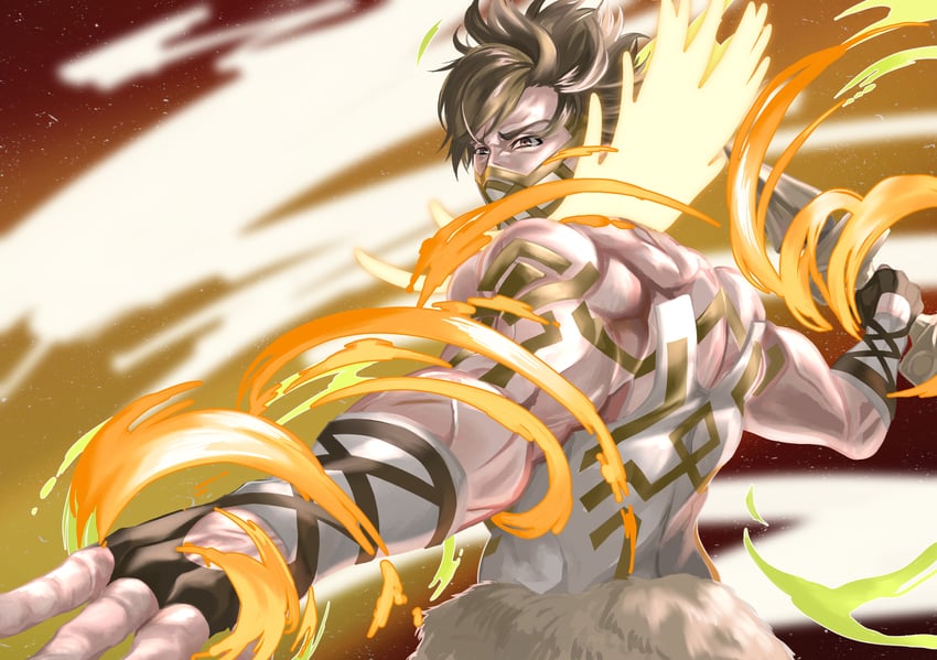eikthyrnir (fire emblem and 1 more) drawn by ubakw