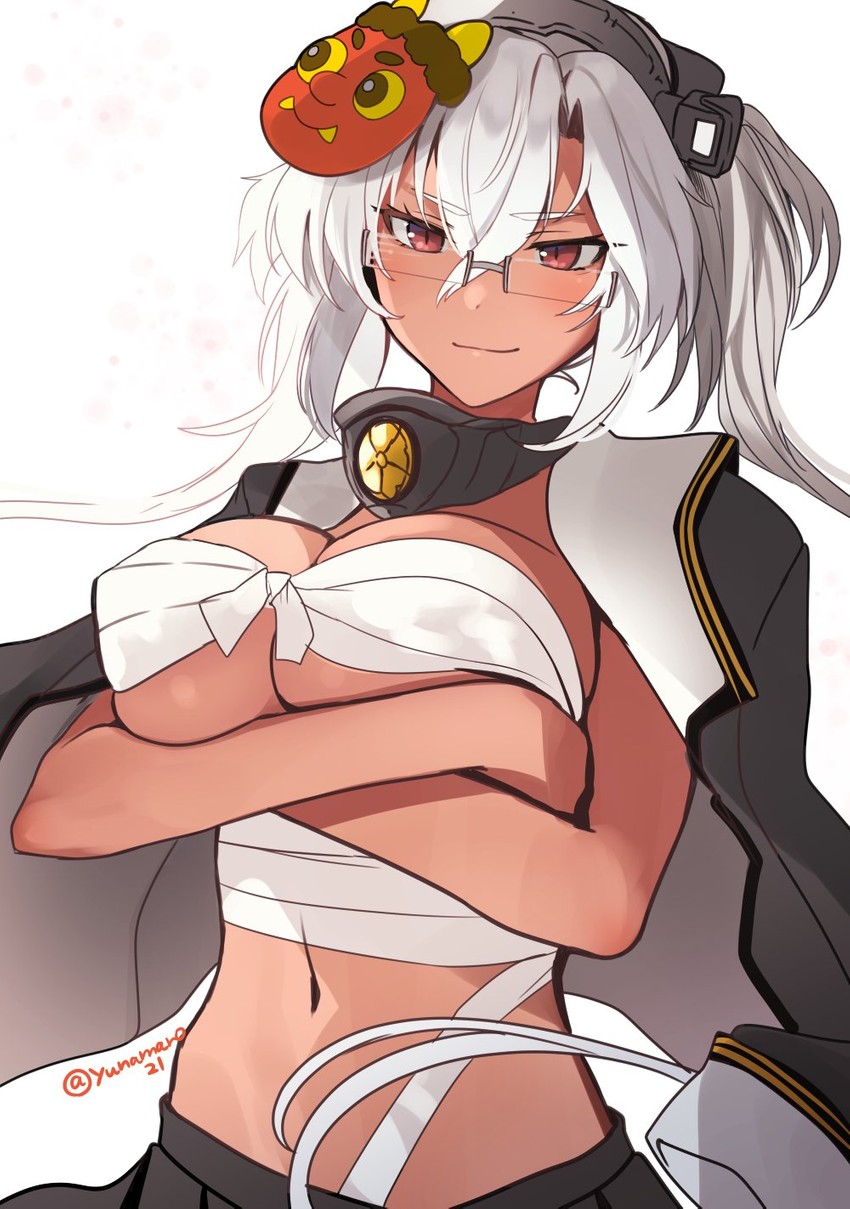 musashi and musashi kai ni (kantai collection) drawn by yunamaro