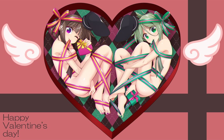nishida satono and teireida mai (touhou) drawn by muchin_jousha