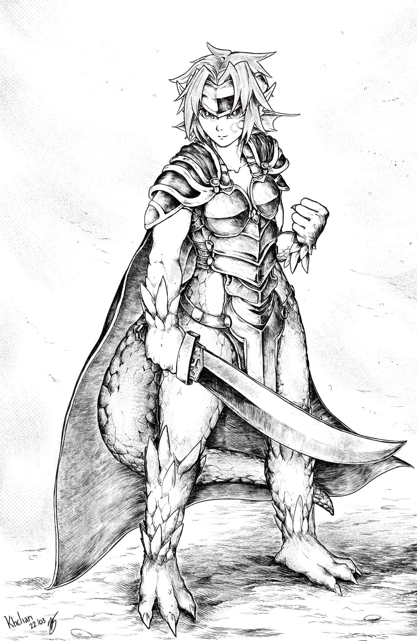 granberia (mon-musu quest!) drawn by khelian