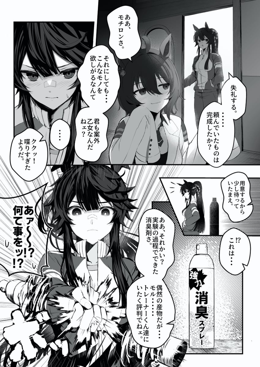 agnes tachyon and narita brian (umamusume) drawn by touya_kotonari