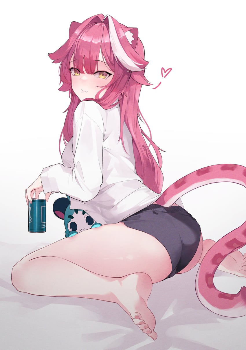raora panthera and chattino (hololive and 1 more) drawn by namiorii