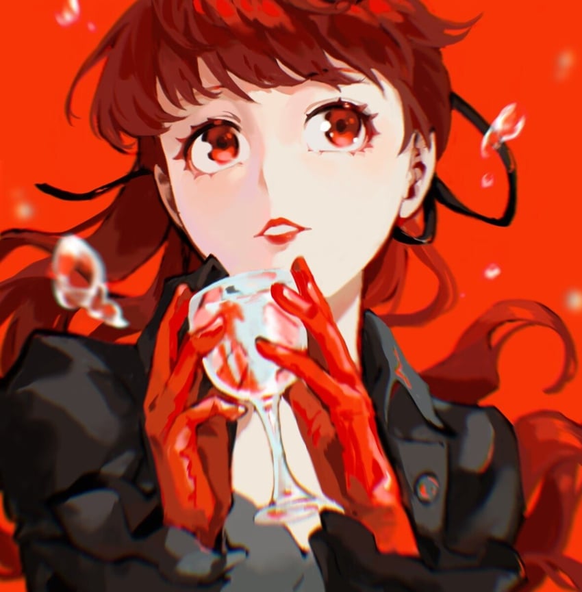 yoshizawa kasumi (persona and 2 more) drawn by mico_(mico808)