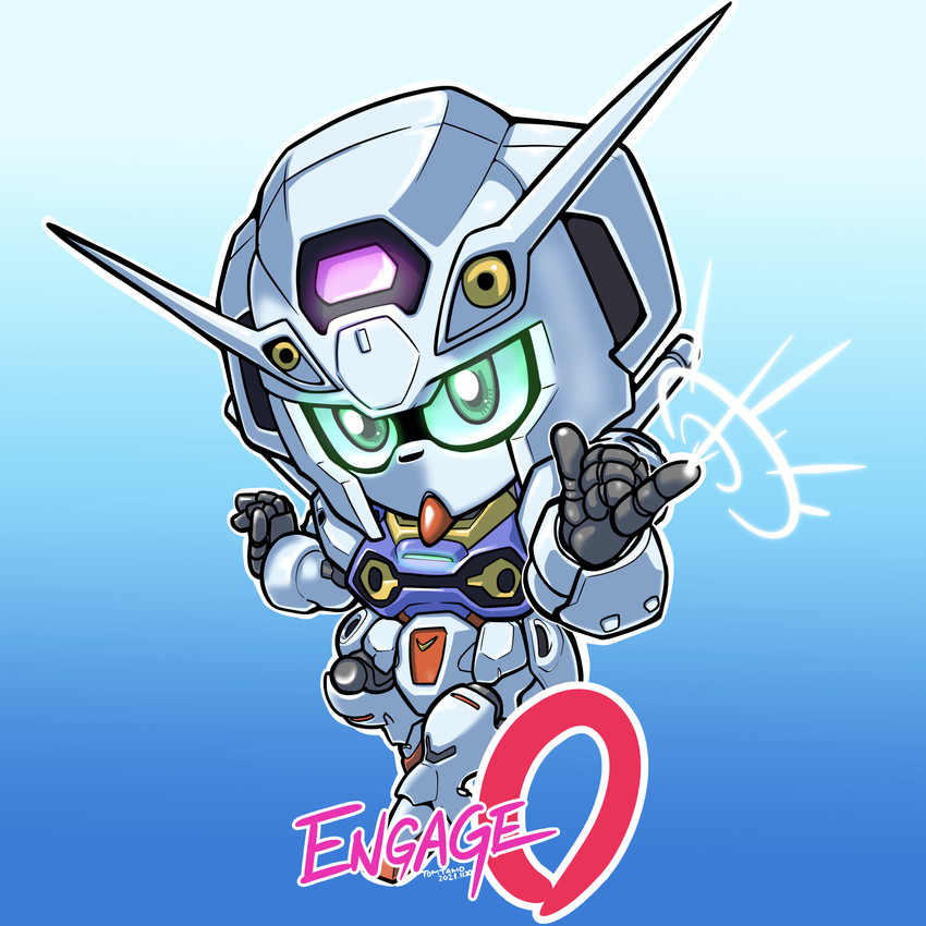 gundam engage zero (gundam and 2 more) drawn by tomutamo