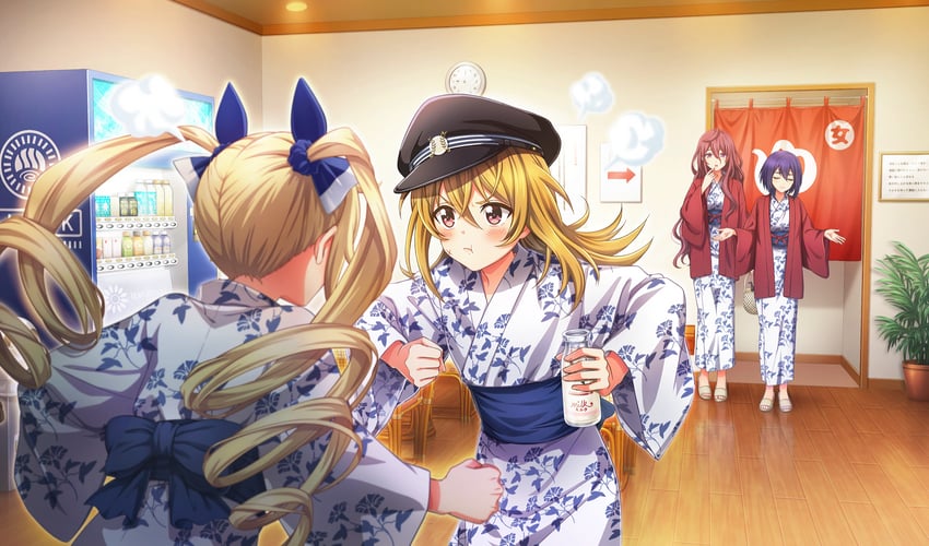 iwaki yoshimi, sakagami mei, honjo chikage, and kousaka tsubaki (cinderella series and 1 more)