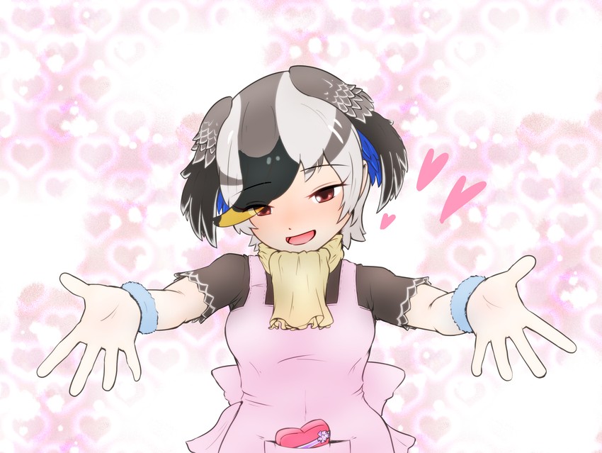 spot-billed duck (kemono friends and 1 more) drawn by nokemono-san_(bocchi_friend)