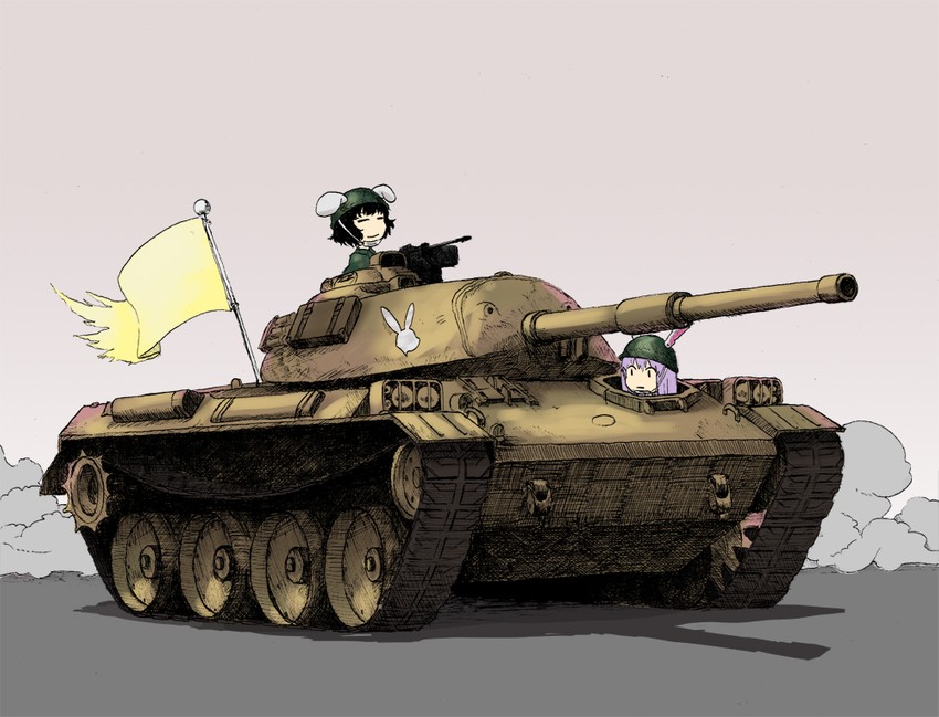 reisen udongein inaba and inaba tewi (touhou) drawn by maruhachi_(maruhachi_record)