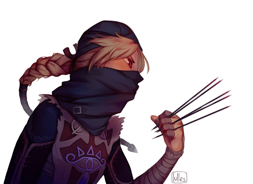 sheik (the legend of zelda and 1 more) drawn by luisa_rafidi