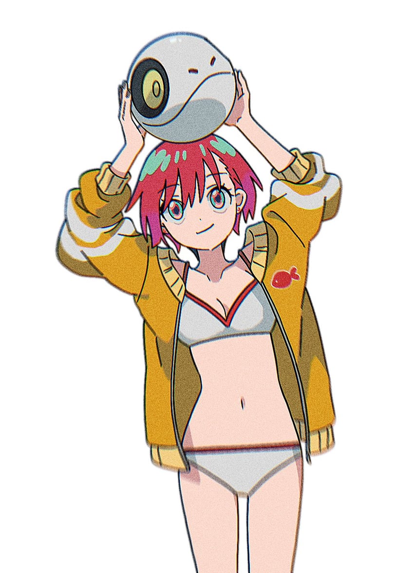 amate yuzuriha and haro (gundam and 1 more) drawn by dou_(mame_eee)