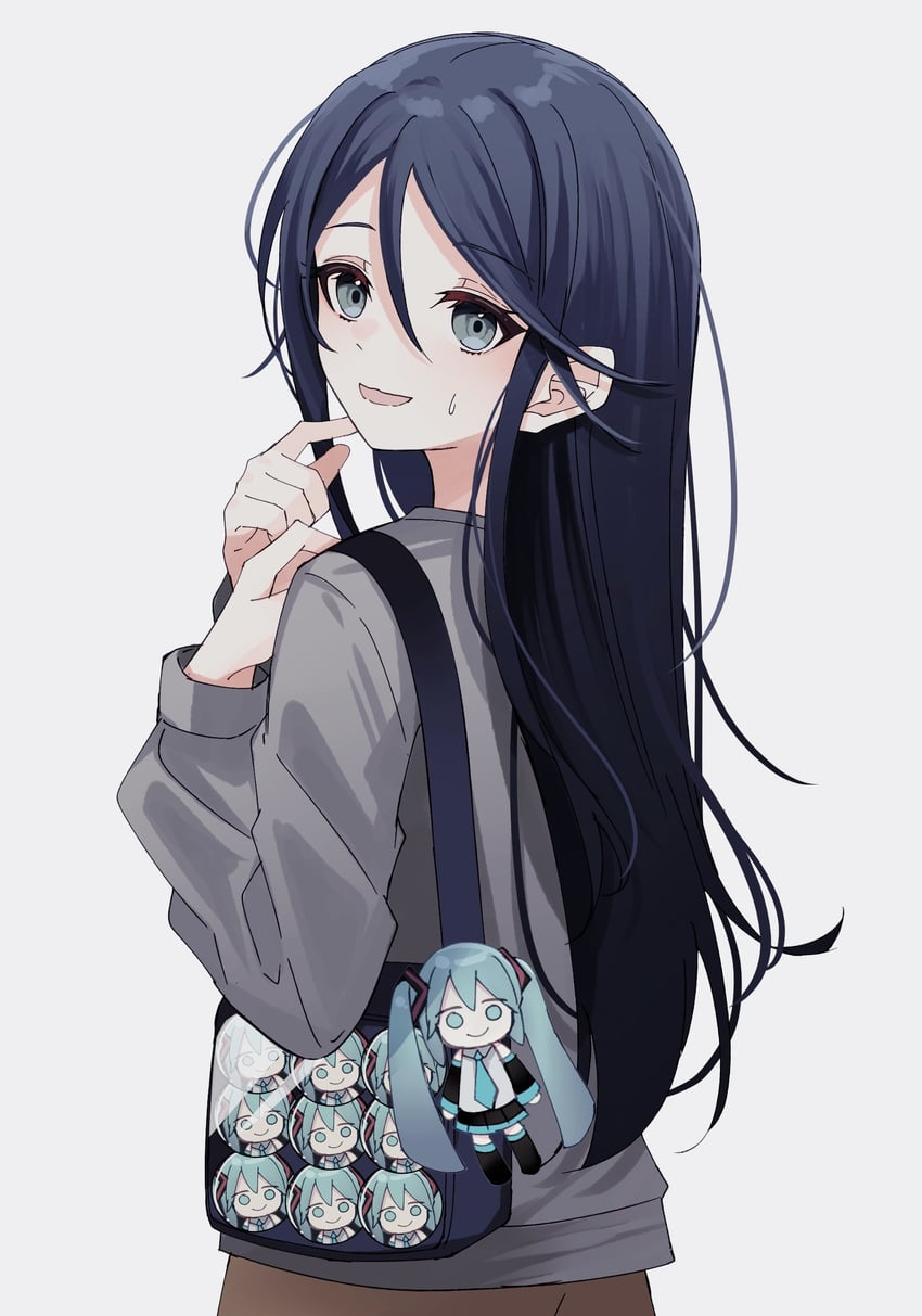 hatsune miku and hoshino ichika (vocaloid and 1 more) drawn by ritzchrono