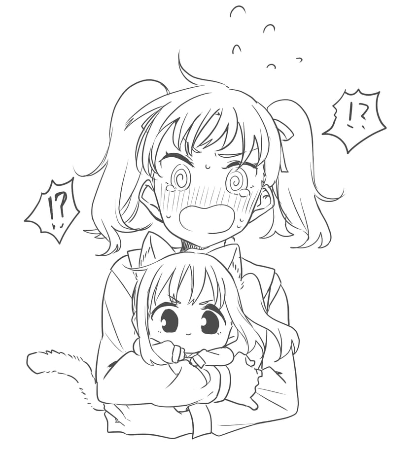 kurosawa dia and kurosawa ruby (love live! and 1 more) drawn by kashikaze