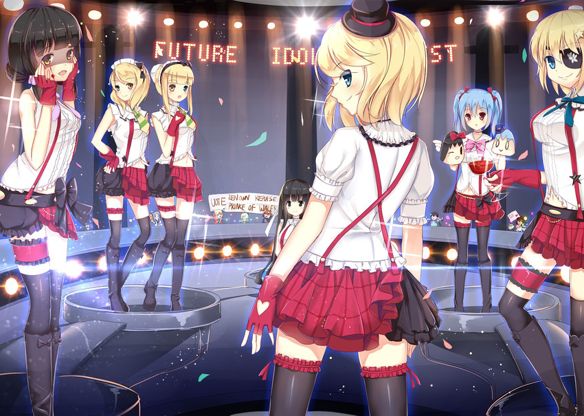 z1 leberecht maass, akagi, hood, rodney, renown, and 10 more (love live! and 2 more) drawn by jacknavy