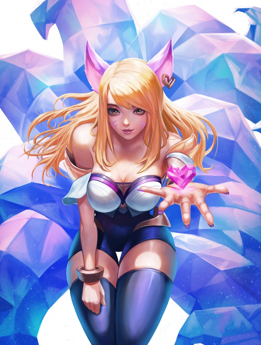 ahri and k/da ahri (league of legends) drawn by pu_reum_lee