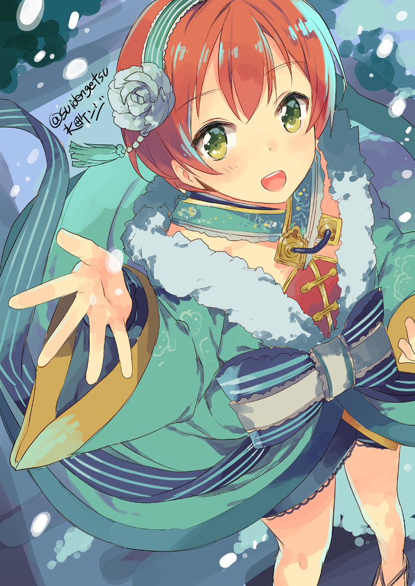 hoshizora rin (love live! and 1 more) drawn by mizuta_kenji