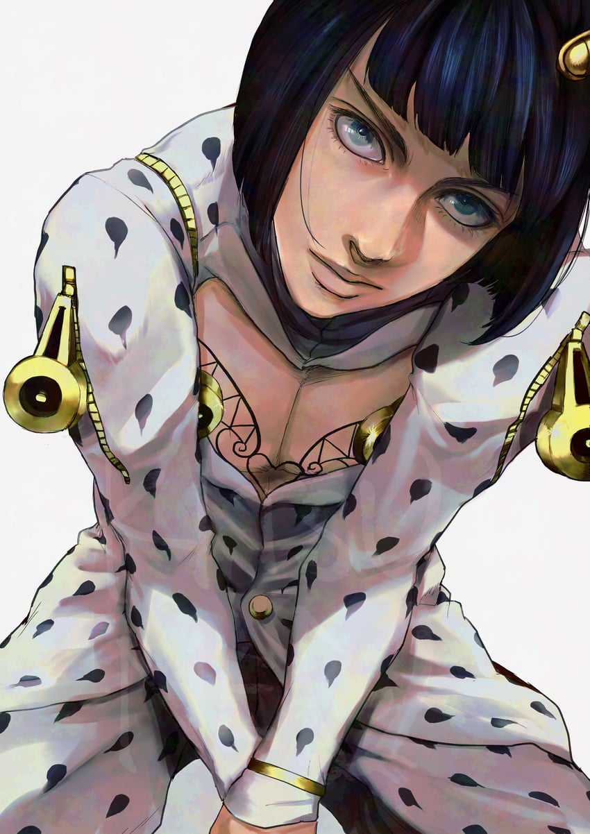 bruno bucciarati (jojo no kimyou na bouken and 1 more) drawn by kitsunewara