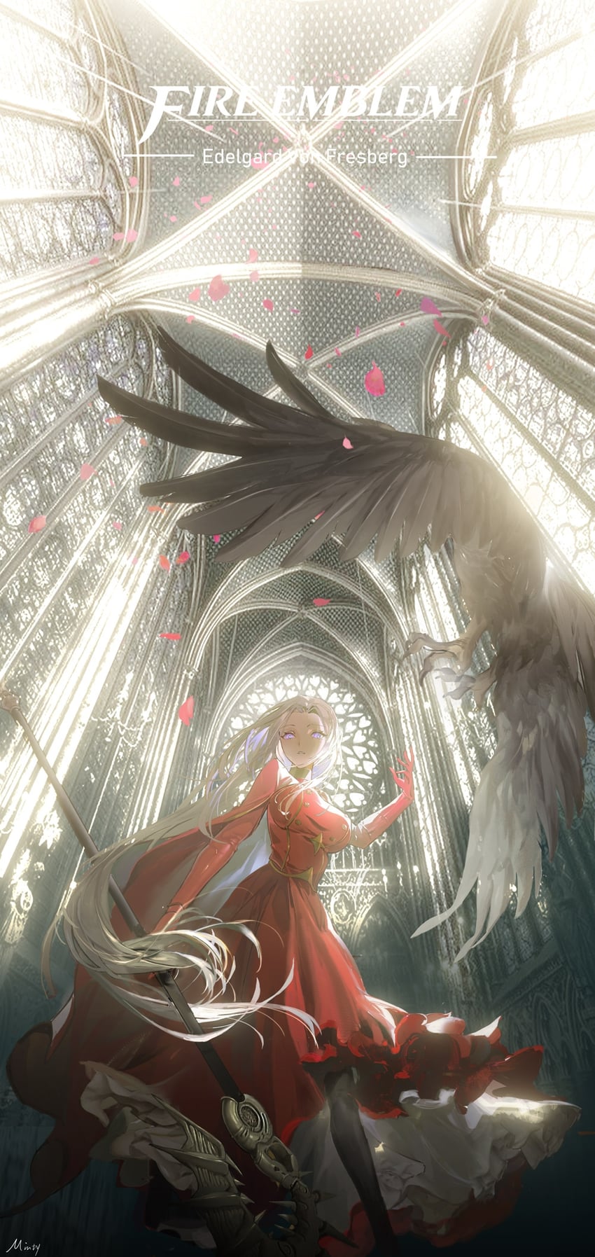edelgard von hresvelg (fire emblem and 1 more) drawn by minty0