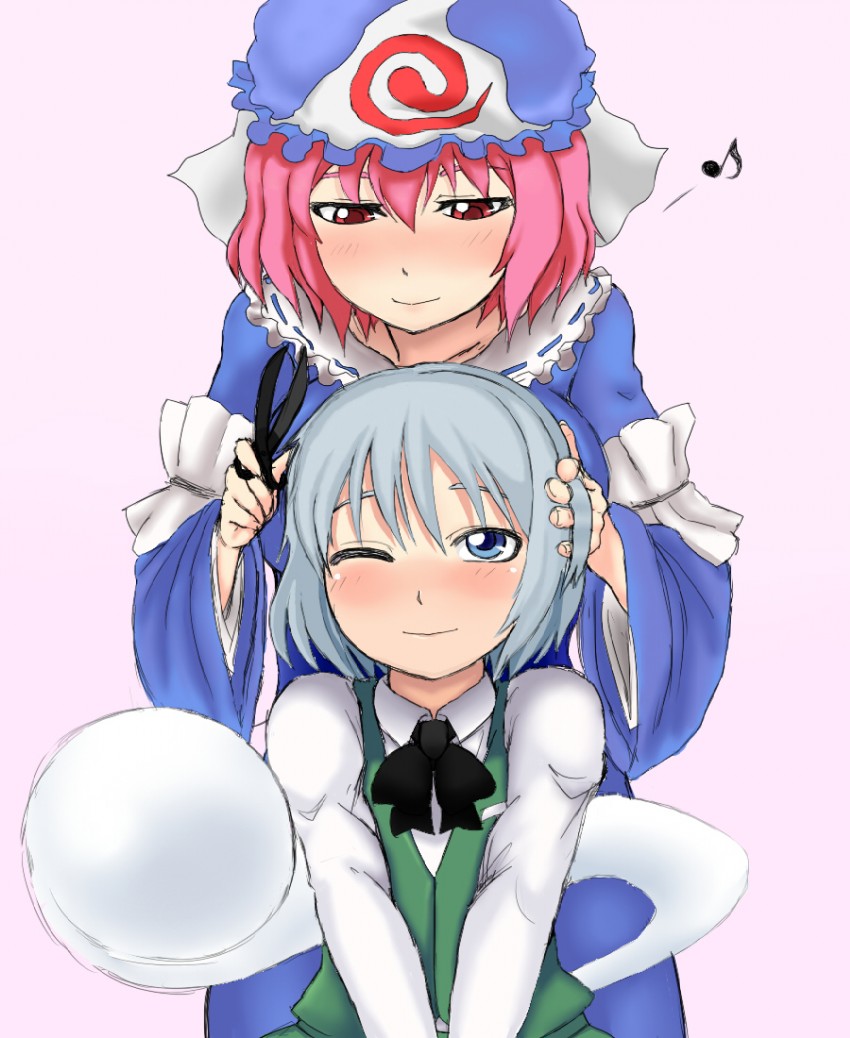 konpaku youmu and saigyouji yuyuko (touhou and 1 more) drawn by geno_(9999)
