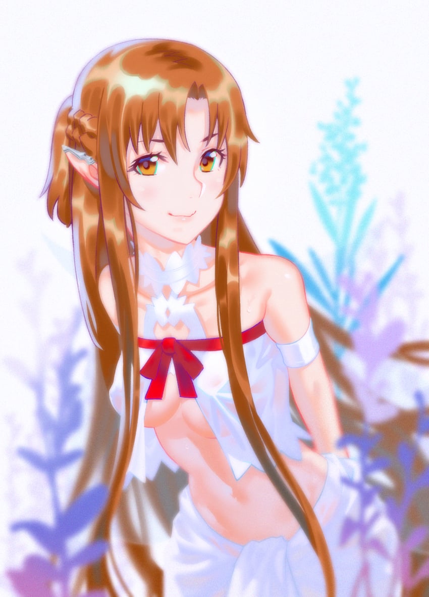 asuna and titania (sword art online) drawn by rapa_rachi