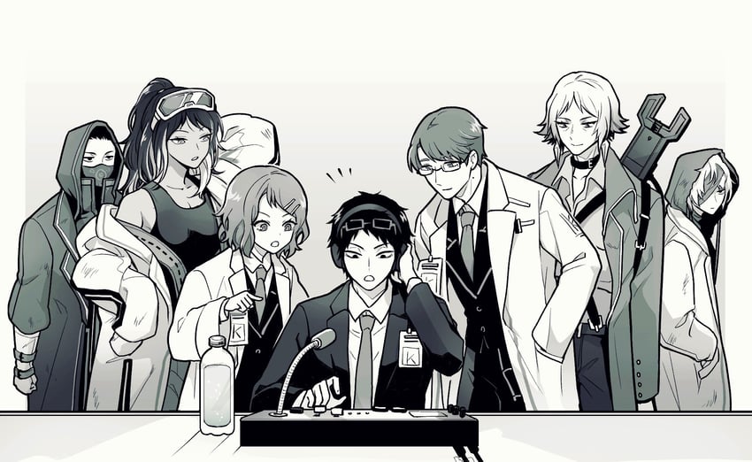 dongbaek, dongrang, samjo, shrenne, ran, and 2 more (project moon and 1 more) drawn by lcwy4149