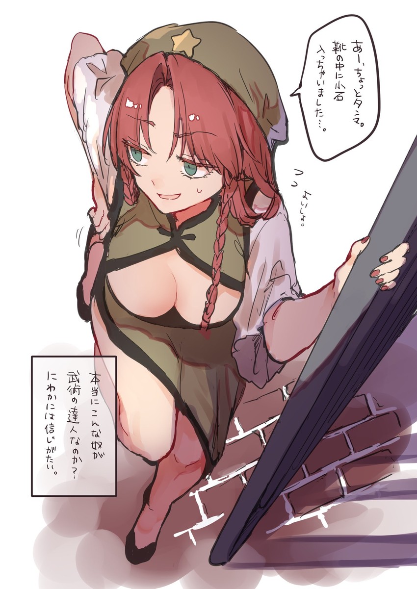 hong meiling (touhou and 1 more) drawn by risui_(suzu_rks)
