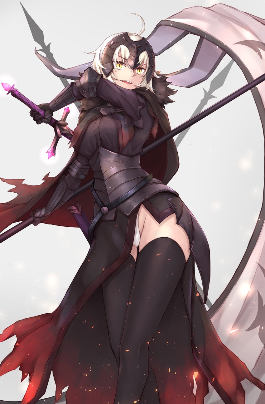 jeanne d'arc alter (fate and 1 more) drawn by ikikomi1