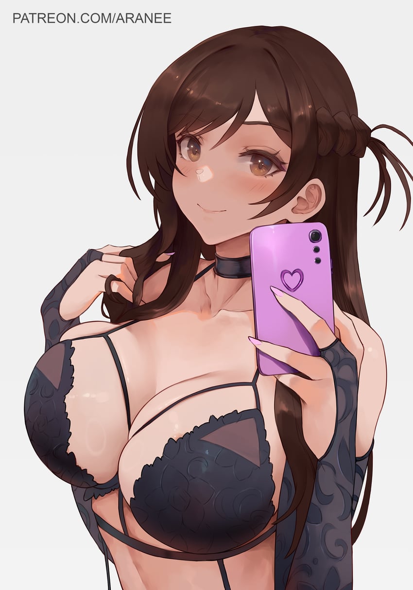 mizuhara chizuru (kanojo okarishimasu) drawn by araneesama