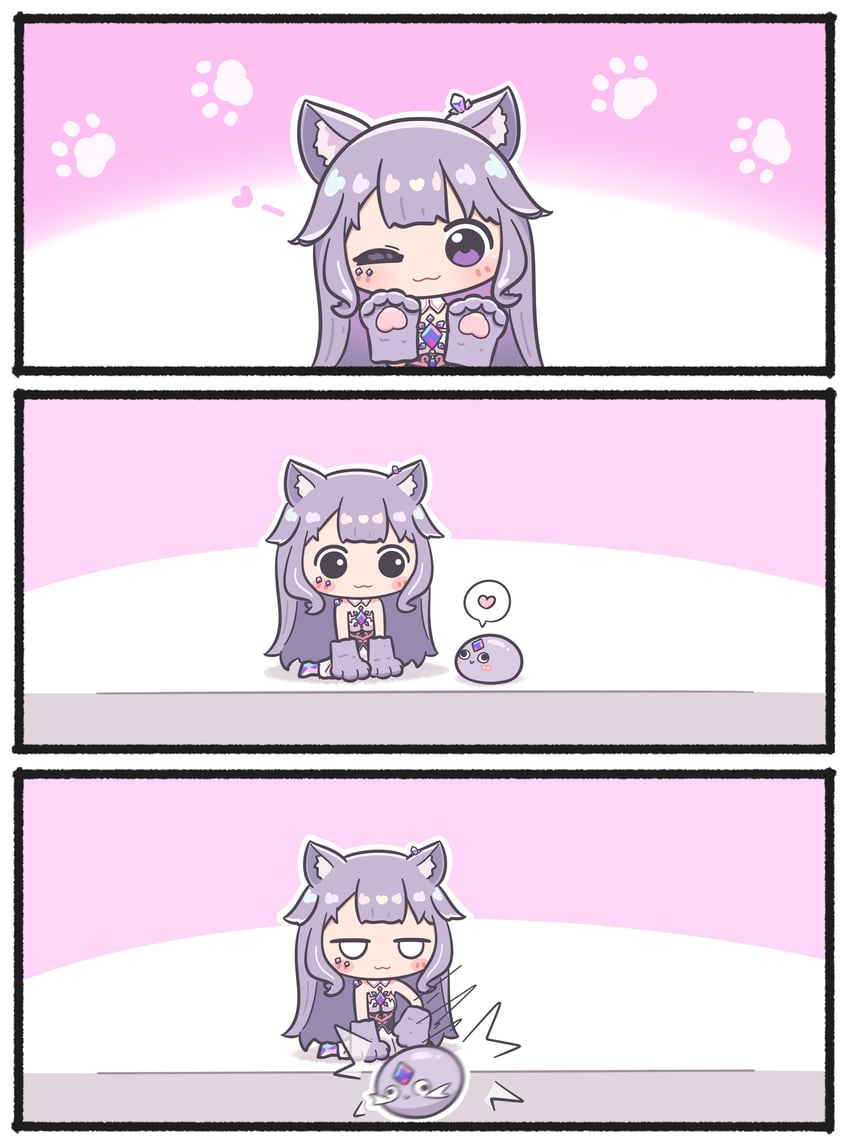 koseki bijou and pebble (hololive and 1 more) drawn by mpien