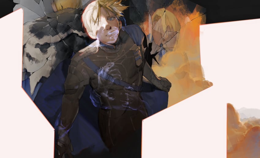 dimitri alexandre blaiddyd (fire emblem and 1 more) drawn by xinee0910