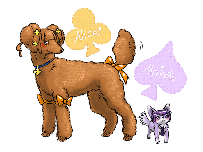 kenzaki makoto and yotsuba alice (precure and 1 more) drawn by denmoko